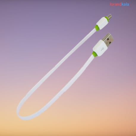 کابل شارژ فست پاور بانک اندروید LDNIO مدل XS073- سفید