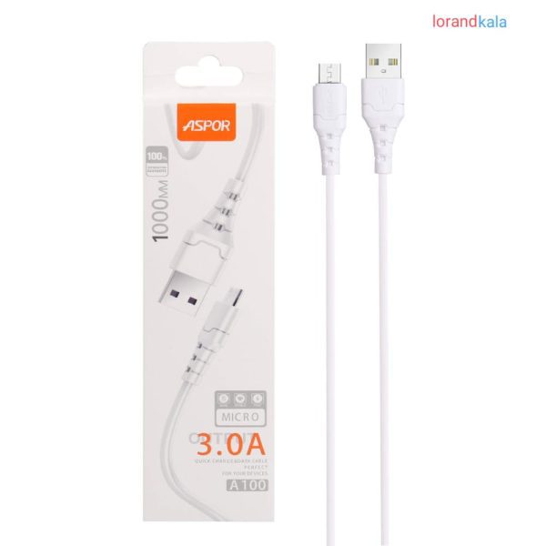 کابل شارژ microUSB اسپور مدل A100