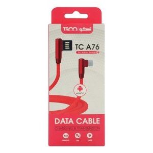 کابل شارژ میکرو یو اس بی مدل تسکو tsco tc a76