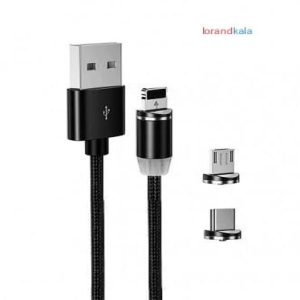 کابل شارژ سه کاره مغناطیسی مدل x-cable
