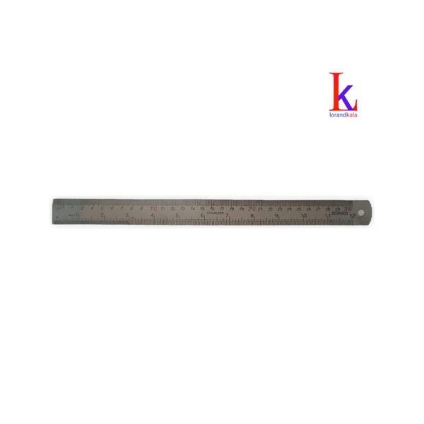 خط کش فلزی 20 سانتی متری کد 102
