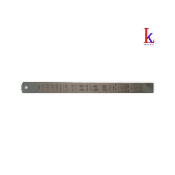 خط کش فلزی 30 سانتی متری کد 102