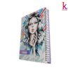 دفتر 200 برگ سیمی جلد سخت کلاسیک کد1